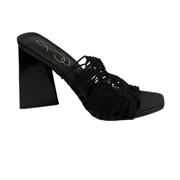 Sam Edelman Black Laurette Block Heel Mules - Picture 2 of 10